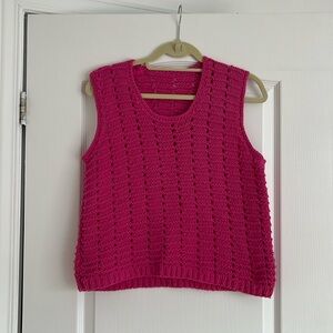 Fushia knit